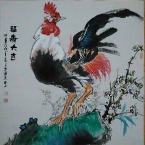 孙风子国画作品展厅